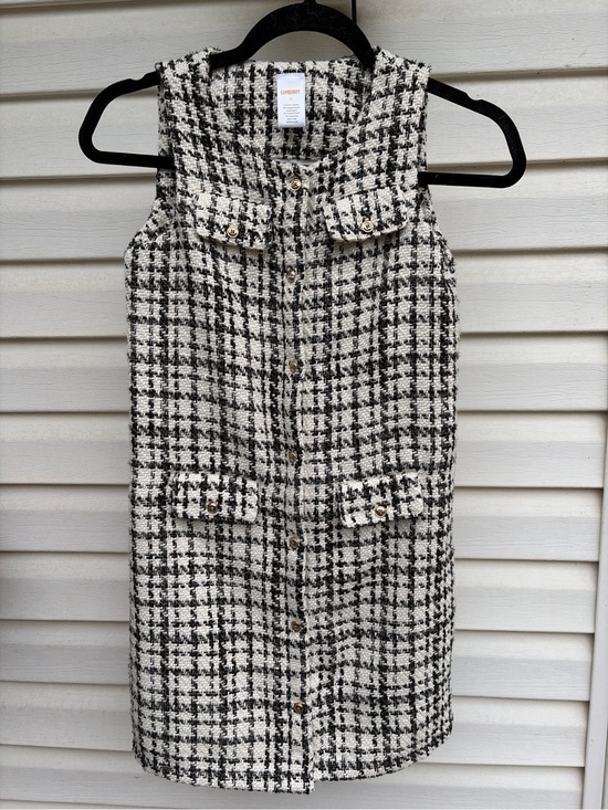 Gymboree Other - Gymboree Girls Size 12 Tweed Dress Black Ivory Holiday Christmas Church